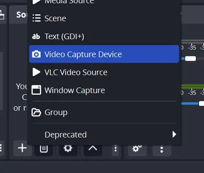 Add a Video Capture Source
