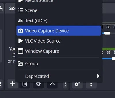 Add a Video Capture Source