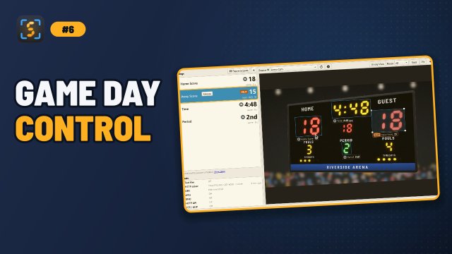 Video 6: Game day: Live layout, Pause outputs and Hold value (3:06)